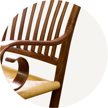 Clore handcrafted chair