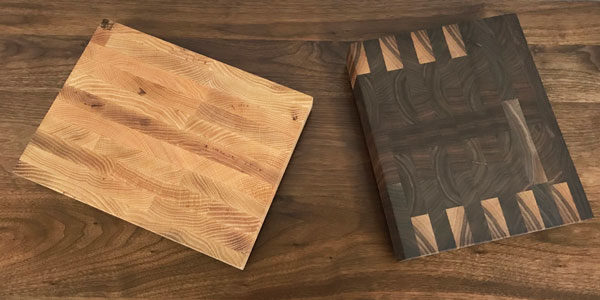 Thick wooden cutting boards for kitchens