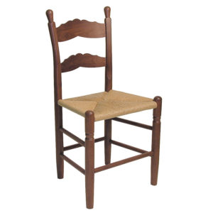 Wooden fancy side chair