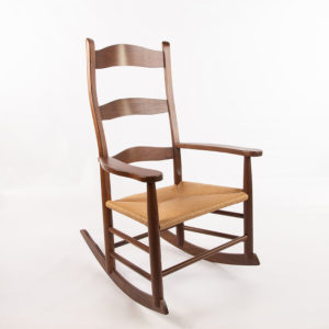 Wooden rocking chair by Clore