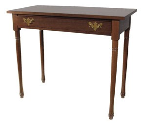 solid wood banquet end table