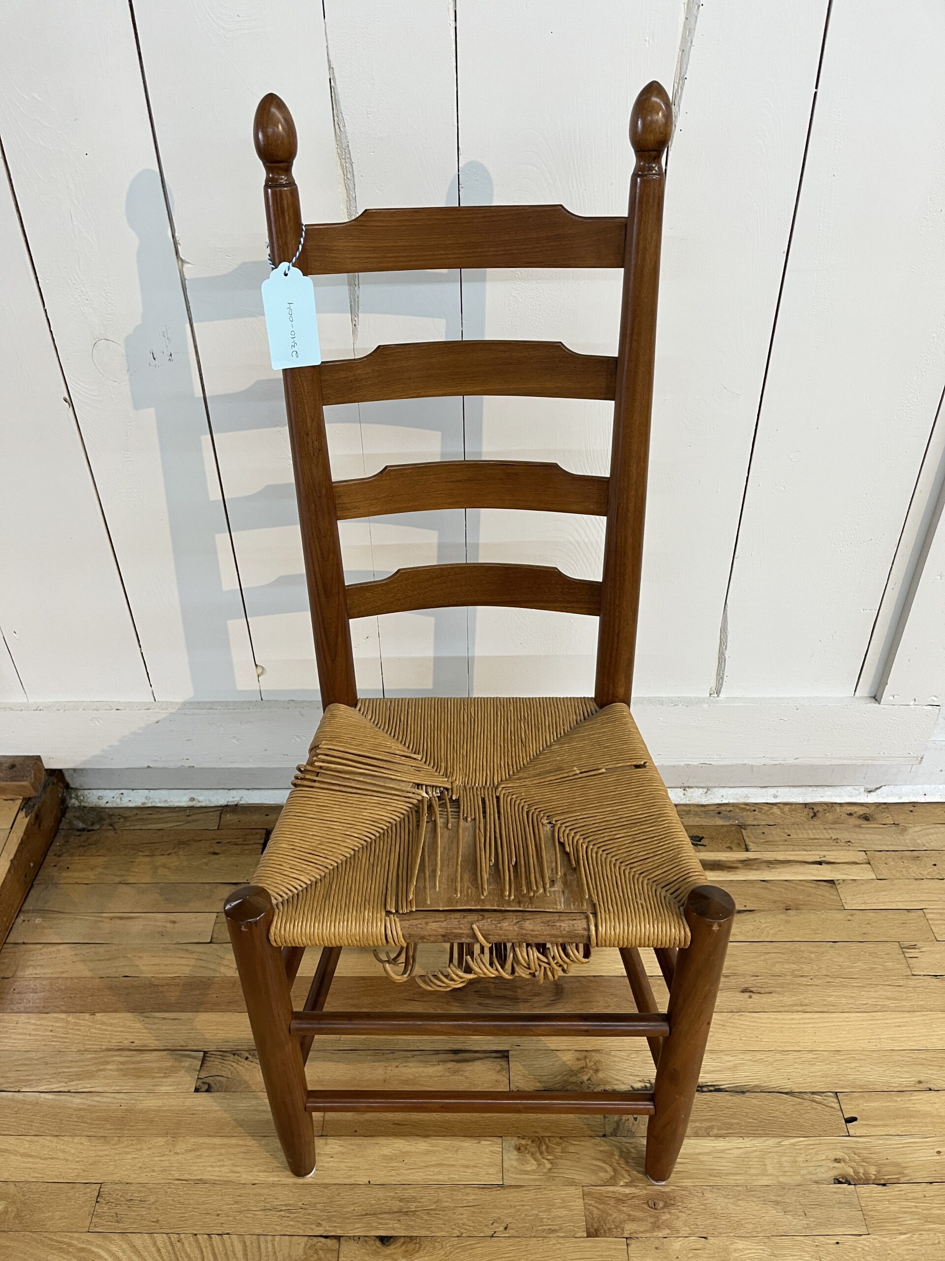 Ladder Back Dining Side Chair 69C Walnut 2340 004 Clore Furniture